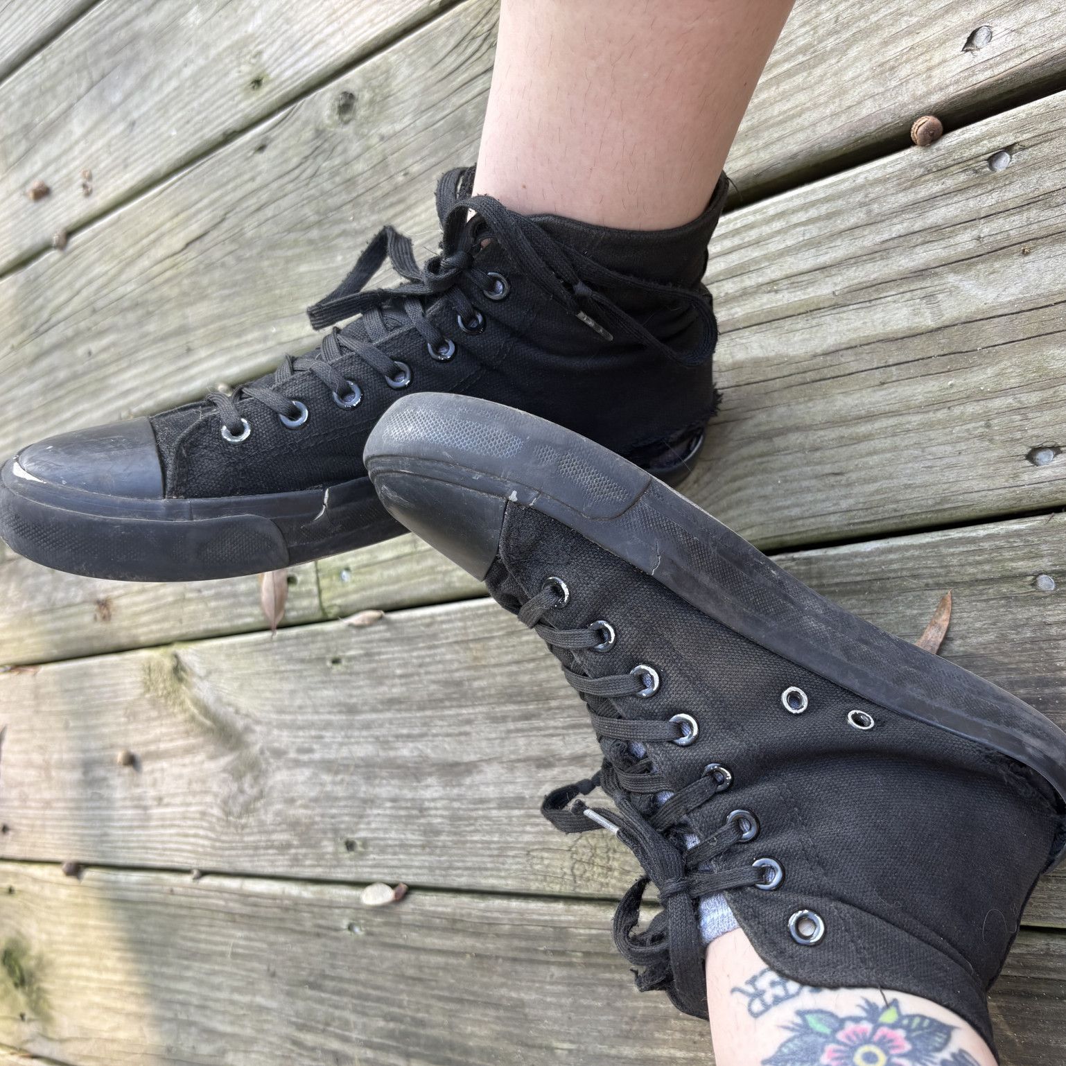old gym shoes