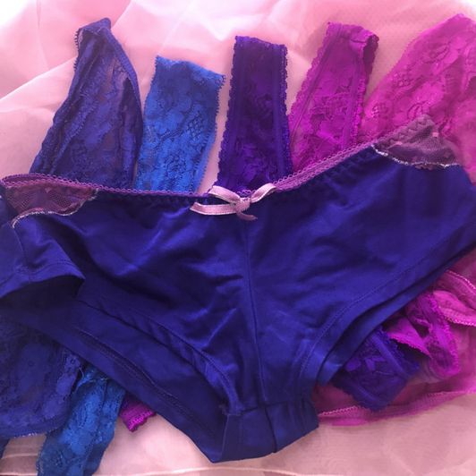Opaque Blue Purple Panty