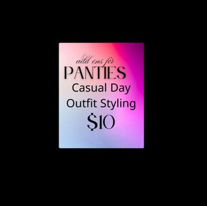 Panties Add On Casual Day Outfit Styling