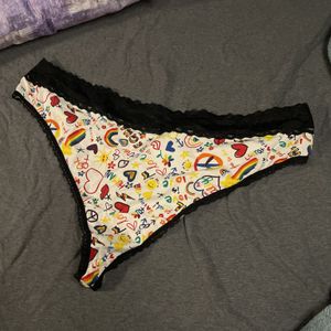 Colorful Graphic Print Panties 6XL Pride Collection