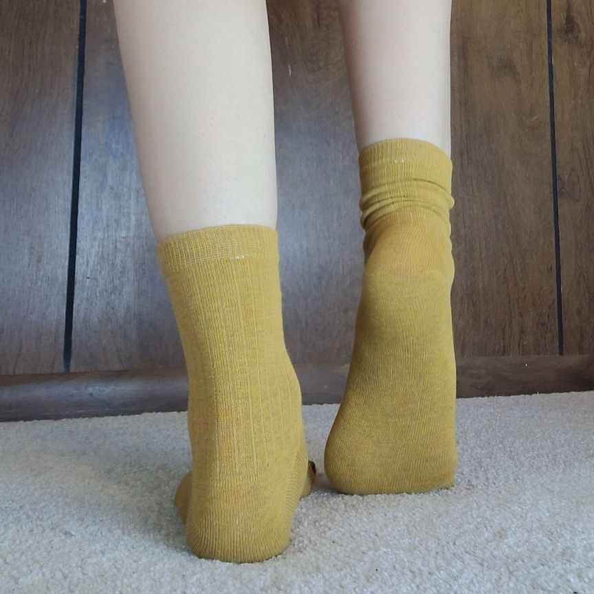 Mustard Yellow Socks