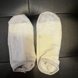 Thin White Grey Socks