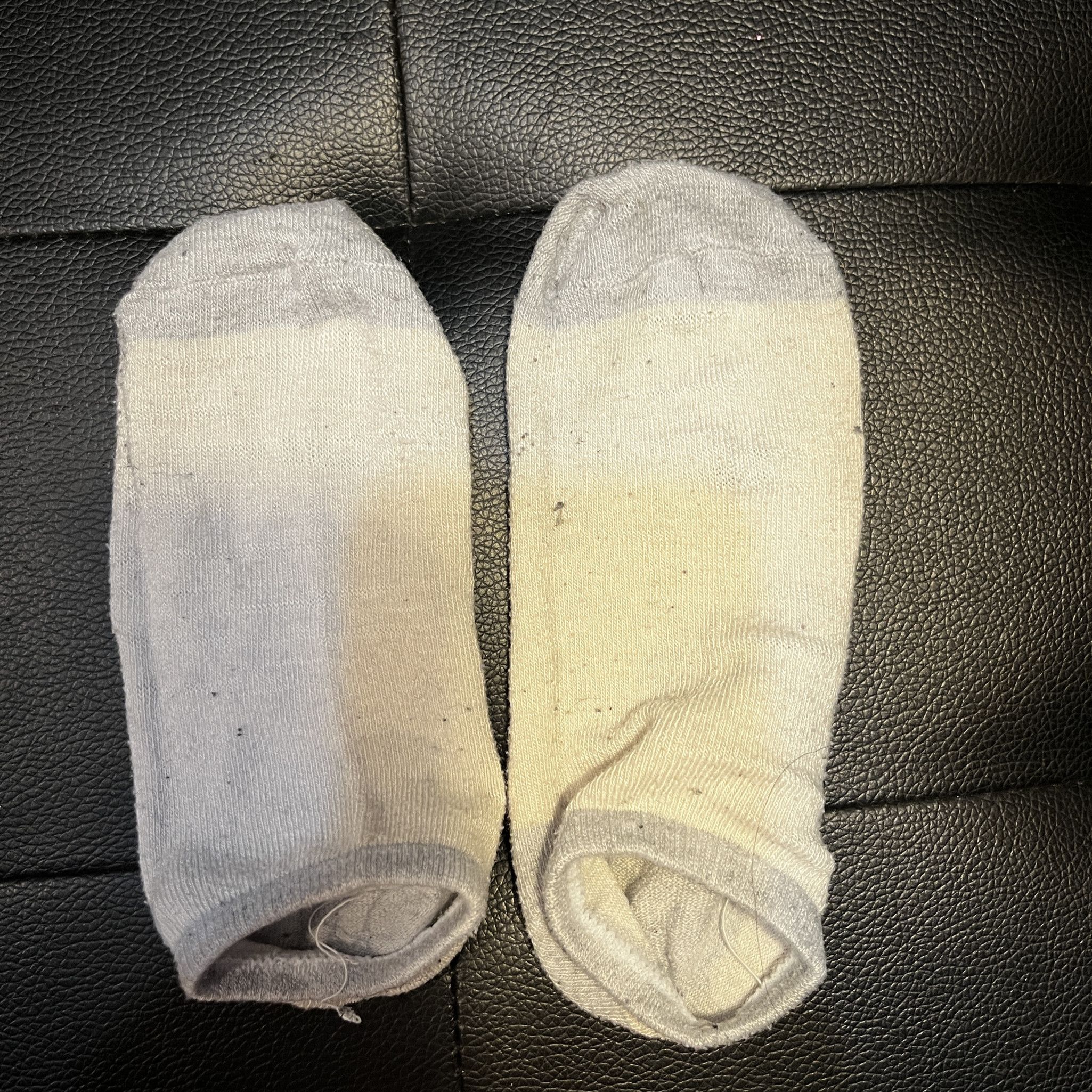 Thin White Grey Socks