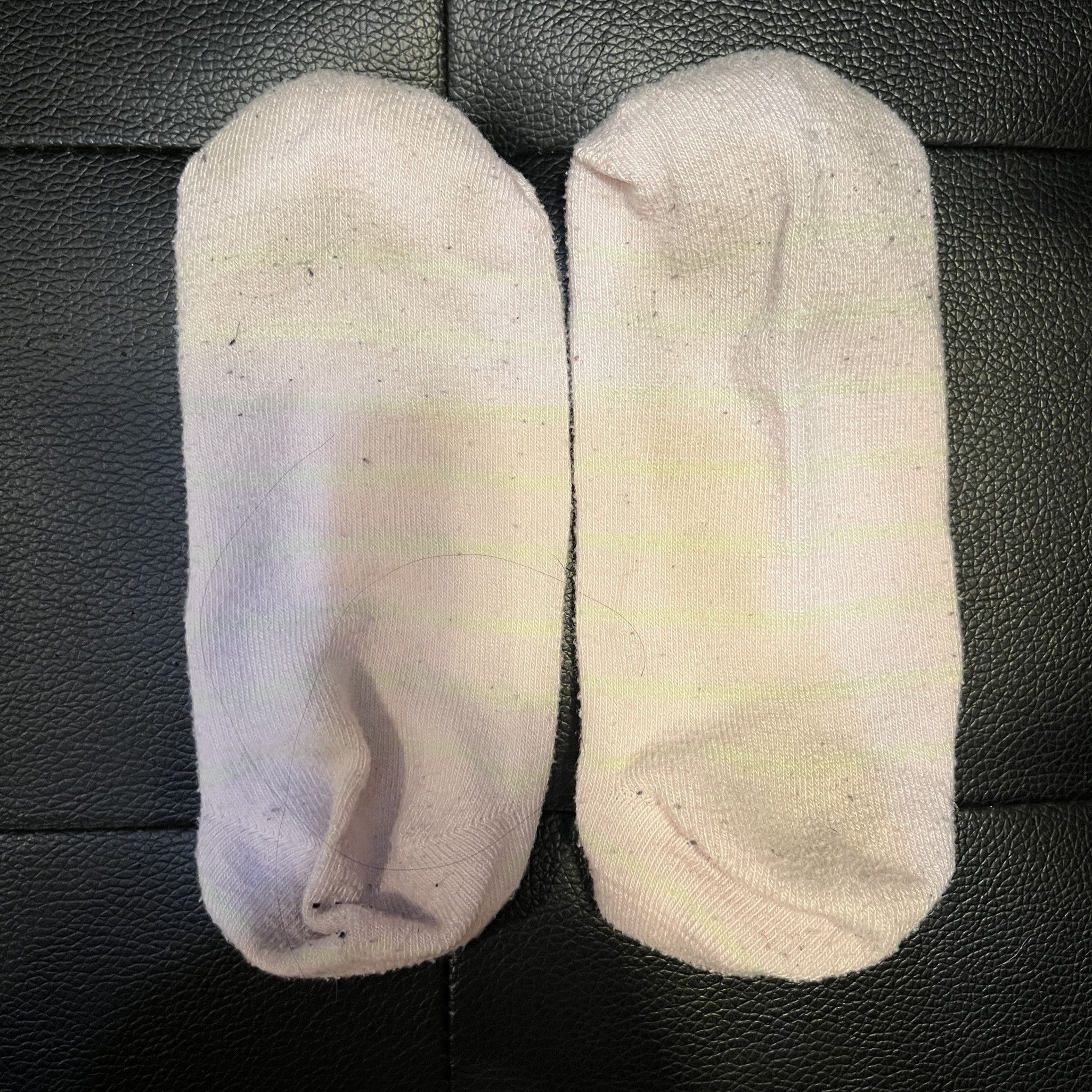 Thin Purple Striped Socks