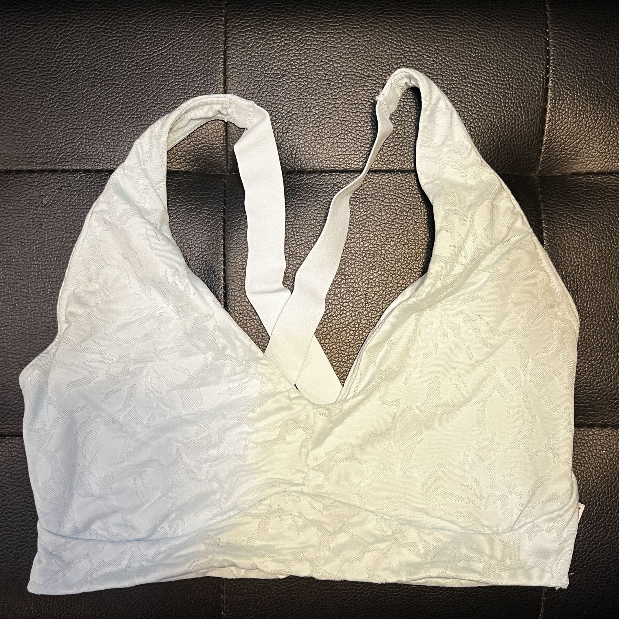 Light Blue Racerback Sports Bra