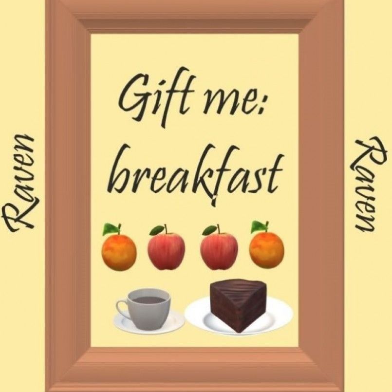 Gift me breakfast