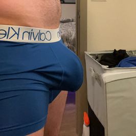 Worn underwear from Calvin Klein Blue