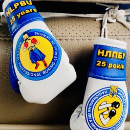BOXING GLOVES UKRAINE FOR CAR ACCESSOIRE