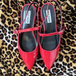 Red Steve Madden flats