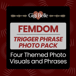 Femdom JOI Jerk Off Instruction Trigger Phrase Visuals Set