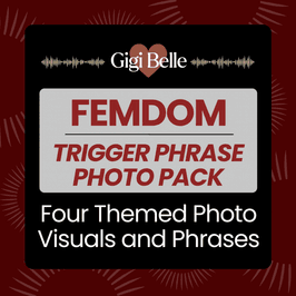 Femdom JOI Jerk Off Instruction Trigger Phrase Photo Pack