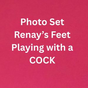Renays Feet Playing with Wranglers COCK 7 Photos