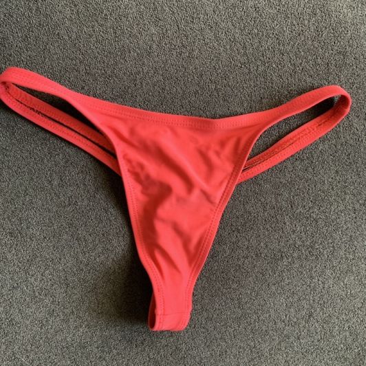 Used Pink Thong Bikini I Can Cum In For You