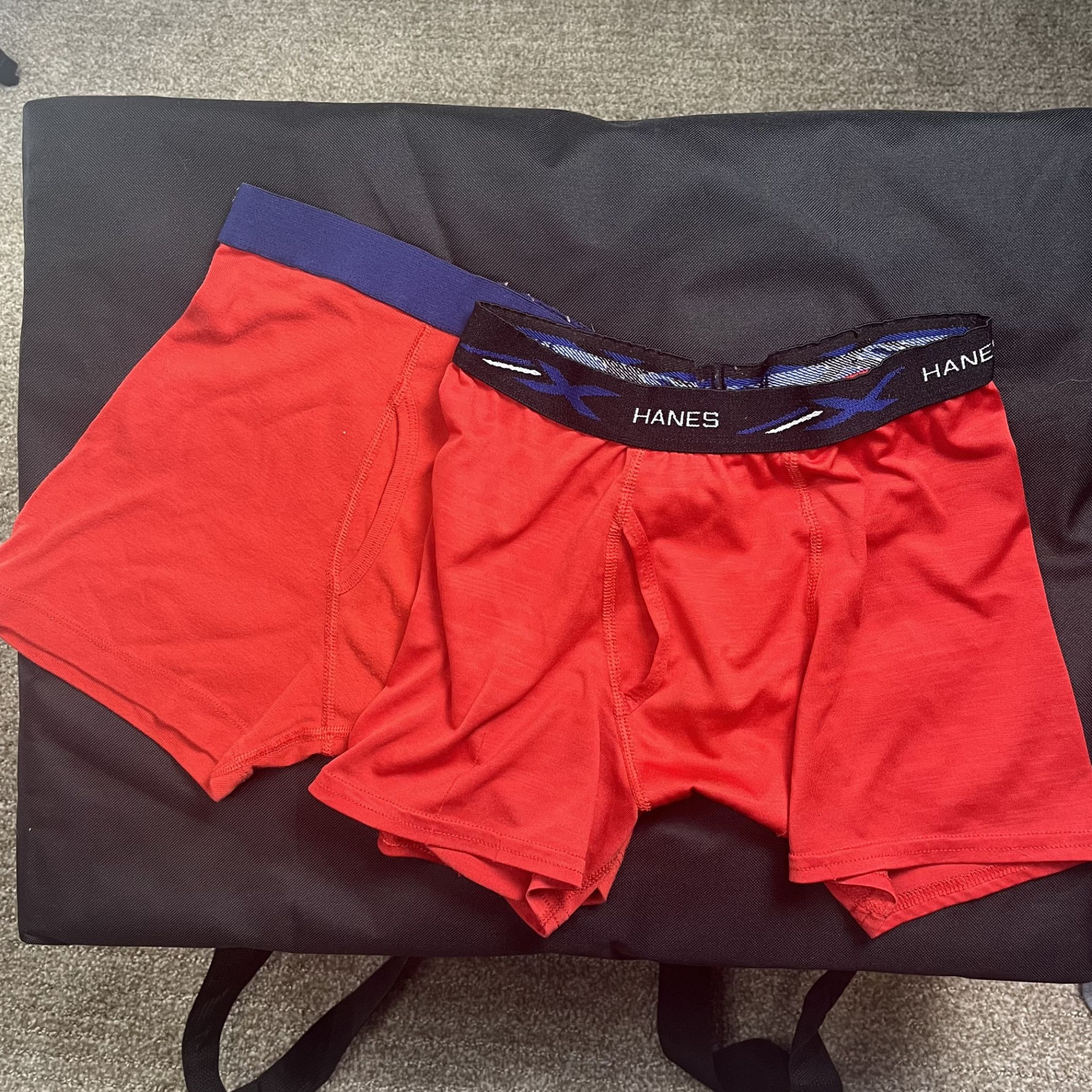 FTM Red Worn Boxers