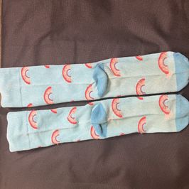 TransMan Dirty Worn Rainbow Socks