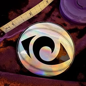 2 Entrancing Iridescent Vinyl Stickers!