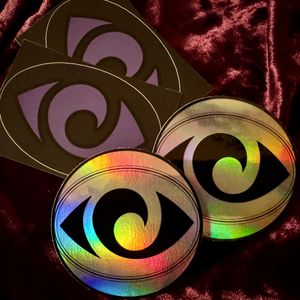 4 Entrancing Vinyl River Nixie Stickers!
