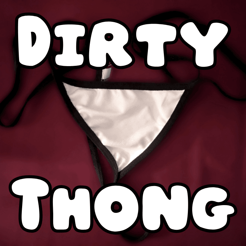 Dirty White Thong 4XL