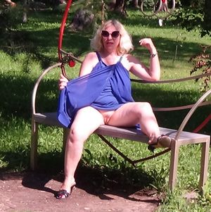 Sexy lady no panties  Flashing pussy on walk