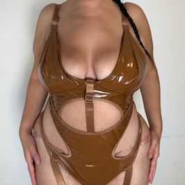 Worn PVC Bodysuit