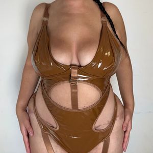 Worn PVC Bodysuit