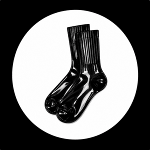 Worn Latex Socks