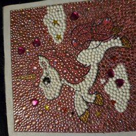 Unicorn diamond art