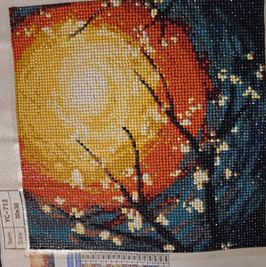 Sunset diamond art