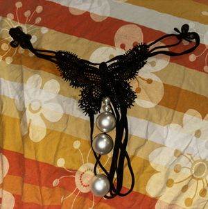 Luxury butterfly thong