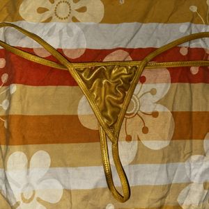 Gold color latex string