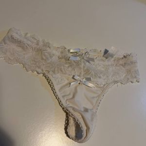 my panties with a bow