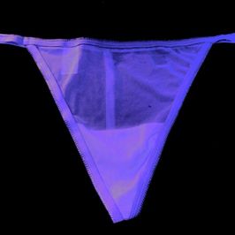 PURPLE SHEER G STRING