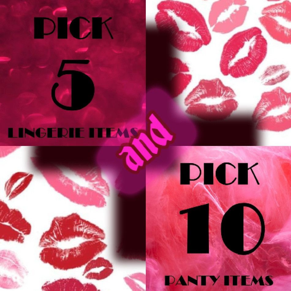 PICK 5 LINGERIE AND 10 PANTIES