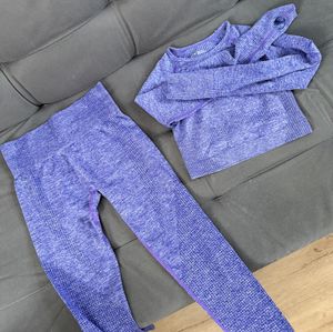 Blue Workout Set