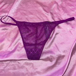 Purple thong!!