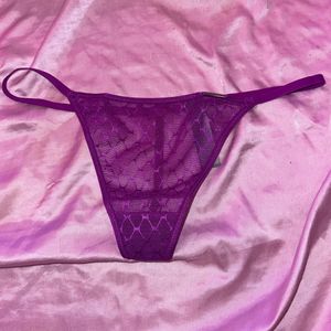 Purple thong!!