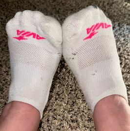 Dirty worn socks