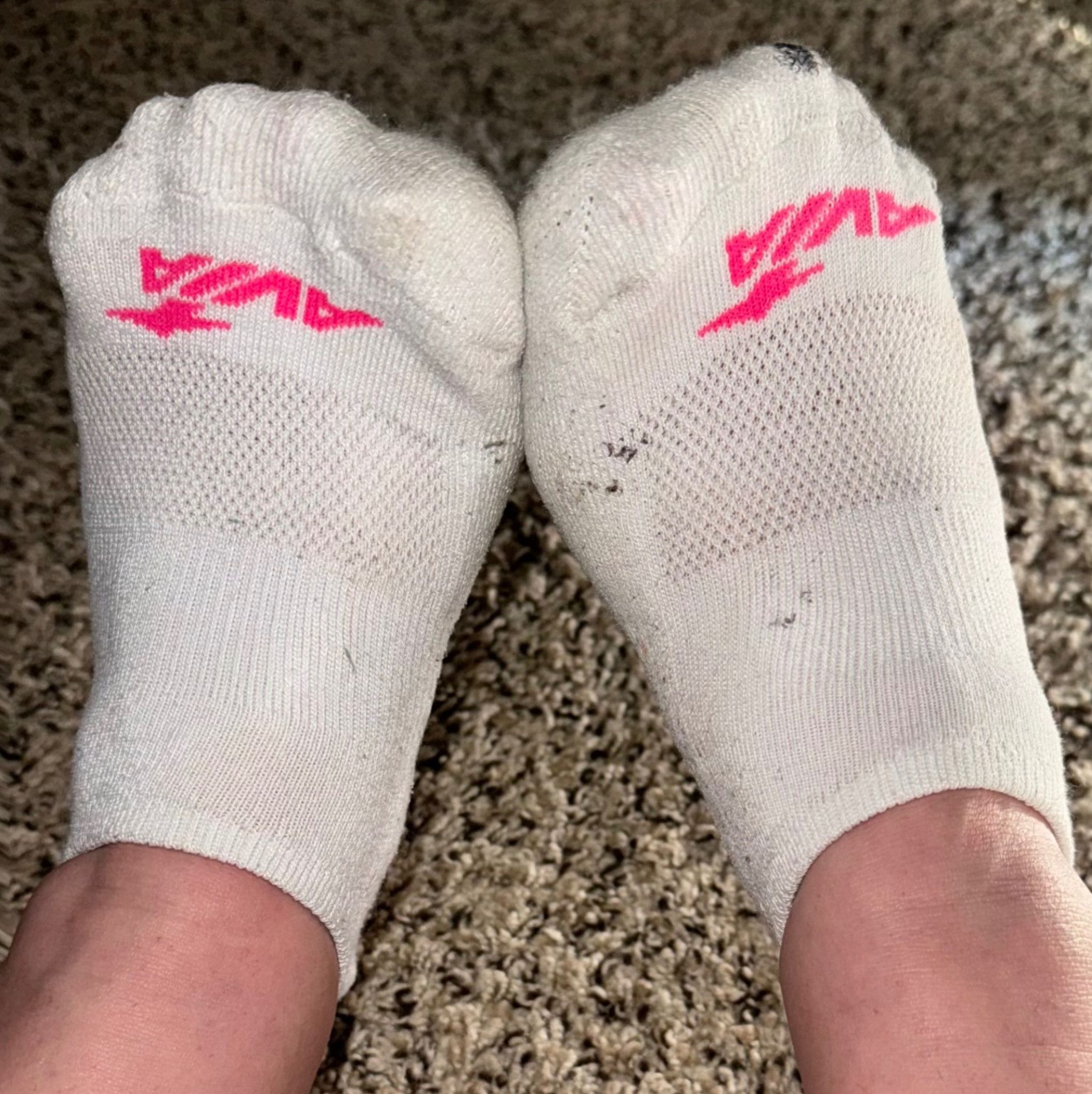 Dirty worn socks