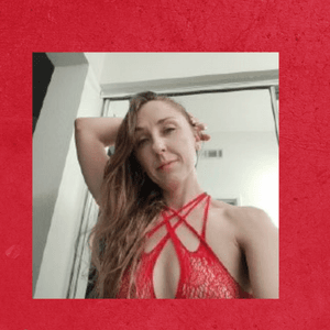 Red Crotchless Body Stocking