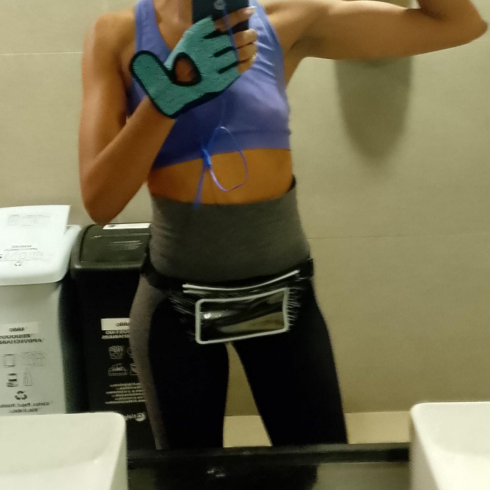 random sweaty gym clothes