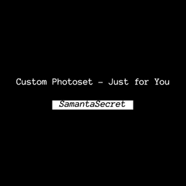 Custom Photoset Just for You
