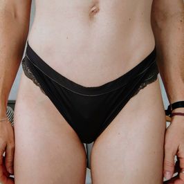 Dark Grey Thong