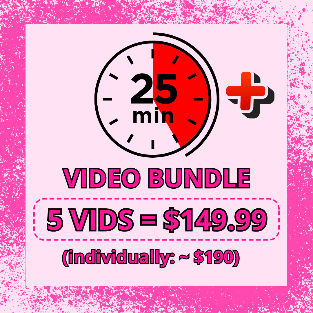 Build Your Clip Bundle 5x OVER 25 Minutes Version