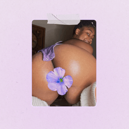 Lavender Romper Pic Set