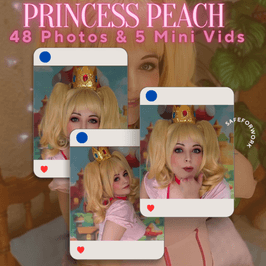 Princess Peach 48 Sexy and Cute Photos and 5 Mini Videos