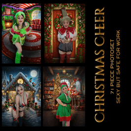 Christmas Cheer Photoset 71 Pieces