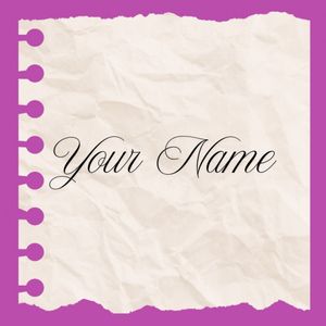 Photo with your name 