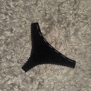 black panties
