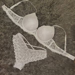 white lace lingerie
