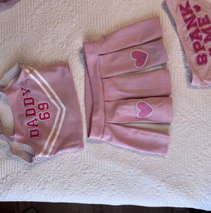 Pink Cheerleader Set